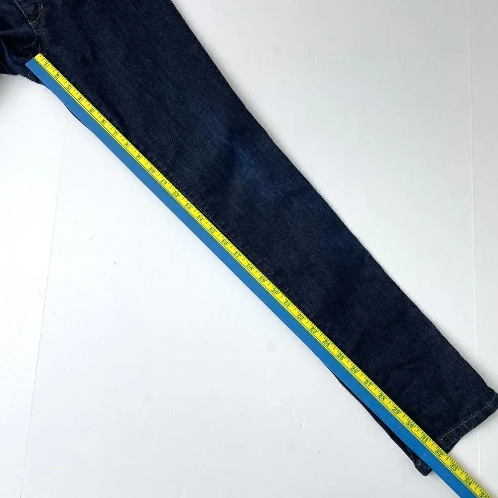Joe's Jeans Women's Low Rise Skinny Jeans Dark Wash Stretch size 27 length 32